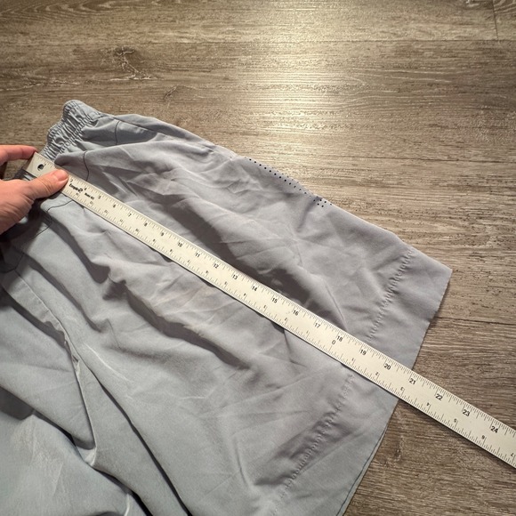 Nike Shorts Adult XL‎ Gray Roger Federer RF Tennis 9" Pickleball Mens Vented - Picture 8 of 10